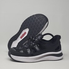 Orthofeet Women's Orthopedic Venus Hands-Free Closed Toe Sandals Black 9 WIDE