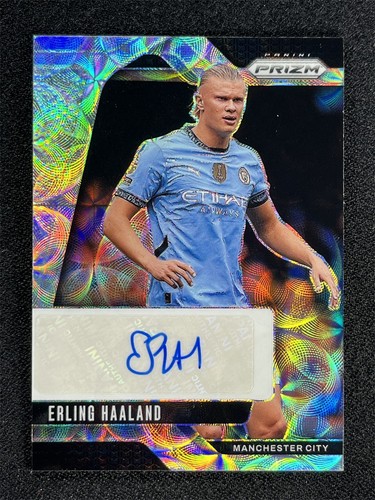 2024-25 Panini Prizm Premier League Erling Haaland #S-EH Choice Signatures Auto