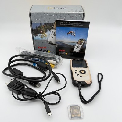 Kodak PlaySport Video Camera Waterproof HD 1080p Pocket Camcorder Zx3 SD Card