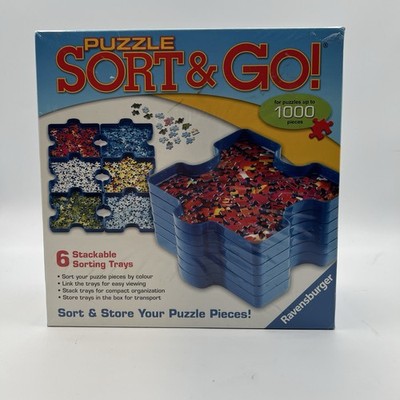 Ravensburger Sort & Go Jigsaw Puzzle Sorting Trays - New/Sealed