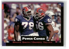 1993 Pro Set Power #5 Bruce Smith / Darryl Talley Combos