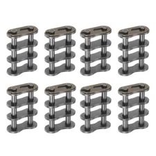 8PACK #60-2 Double Roller Chain Connecting Links 19.05mm Pitch Chain Master