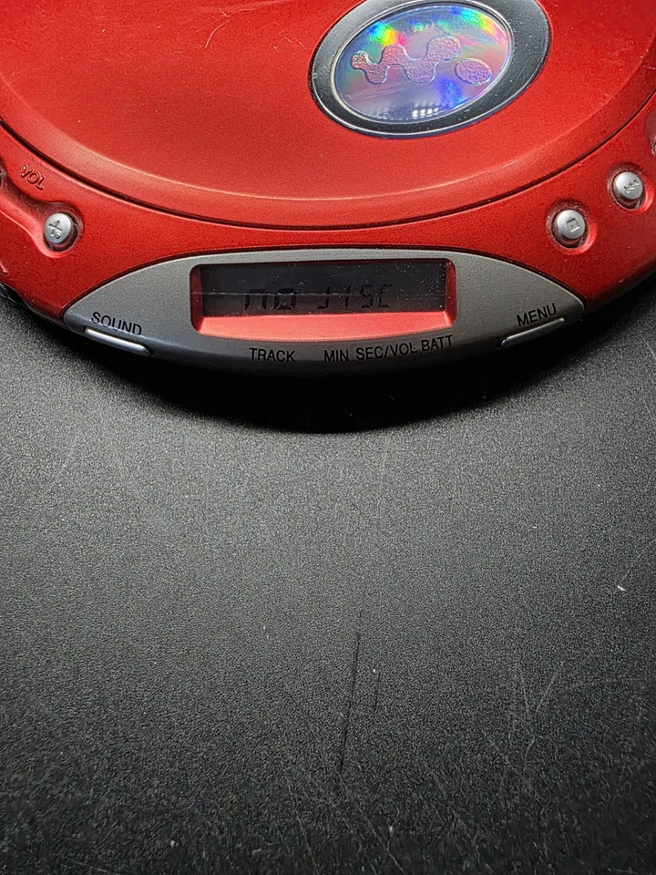 Sony CD Walkman D-E350 RED ESP MAX CD-R CD-RW TESTED seltene Farbe - Bild 2 von 4