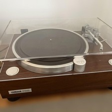 Yamaha GT-2000L Vinyl Record Player Turntable Tested Works Great Walnut Wood MM