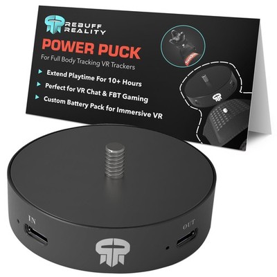 Rebuff Reality Tracker Power Puck, VR Battery for Vive & Tundra, Puck