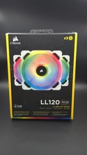 CORSAIR LL120 Dual Light Loop RGB LED PWM Fan 120mm - Pack of 3 WHITE
