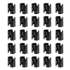 Wire Shelf Clips for 3/4" Post, WMDXF Shelving Lock 25 Black