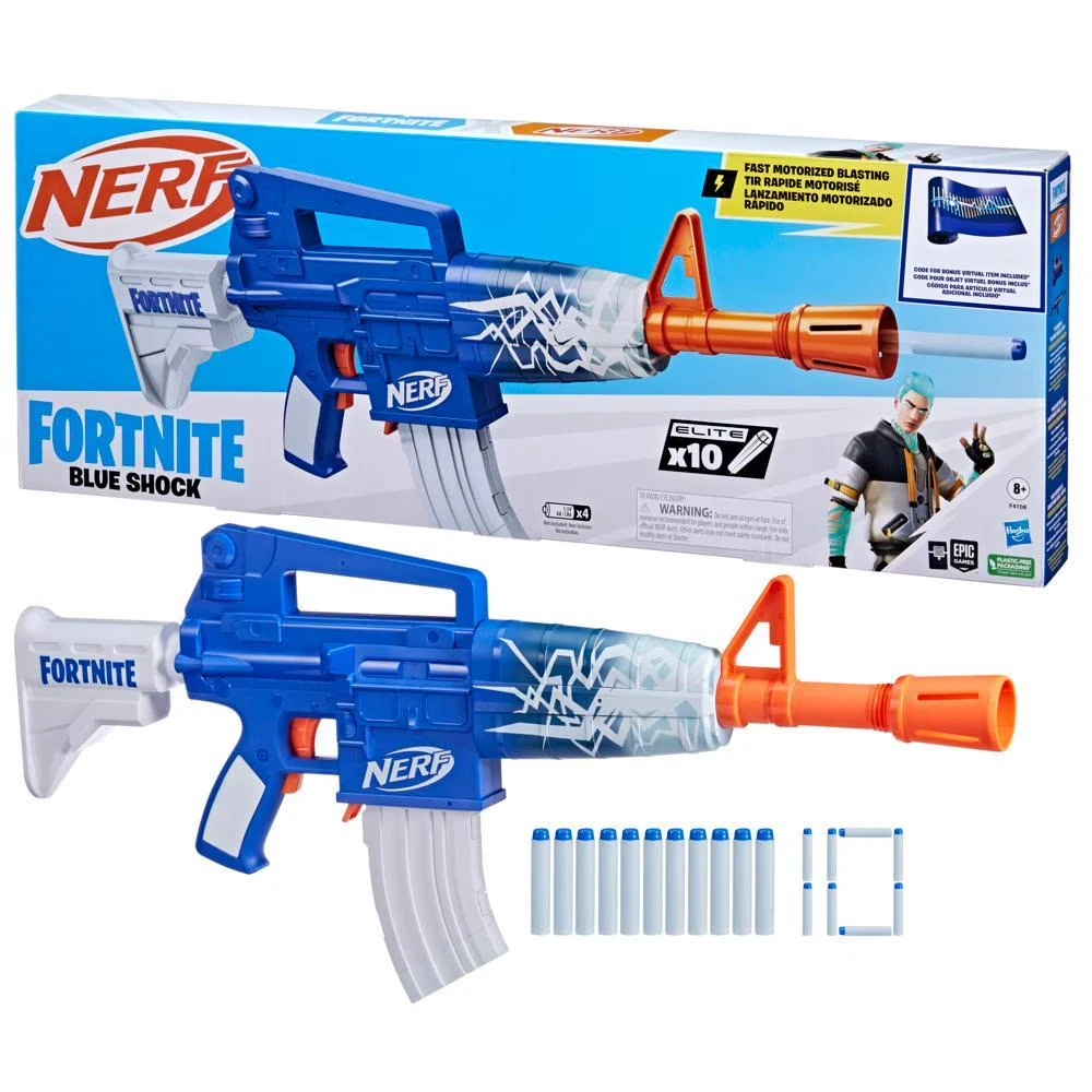 蓝色Nerf 手枪| eBay
