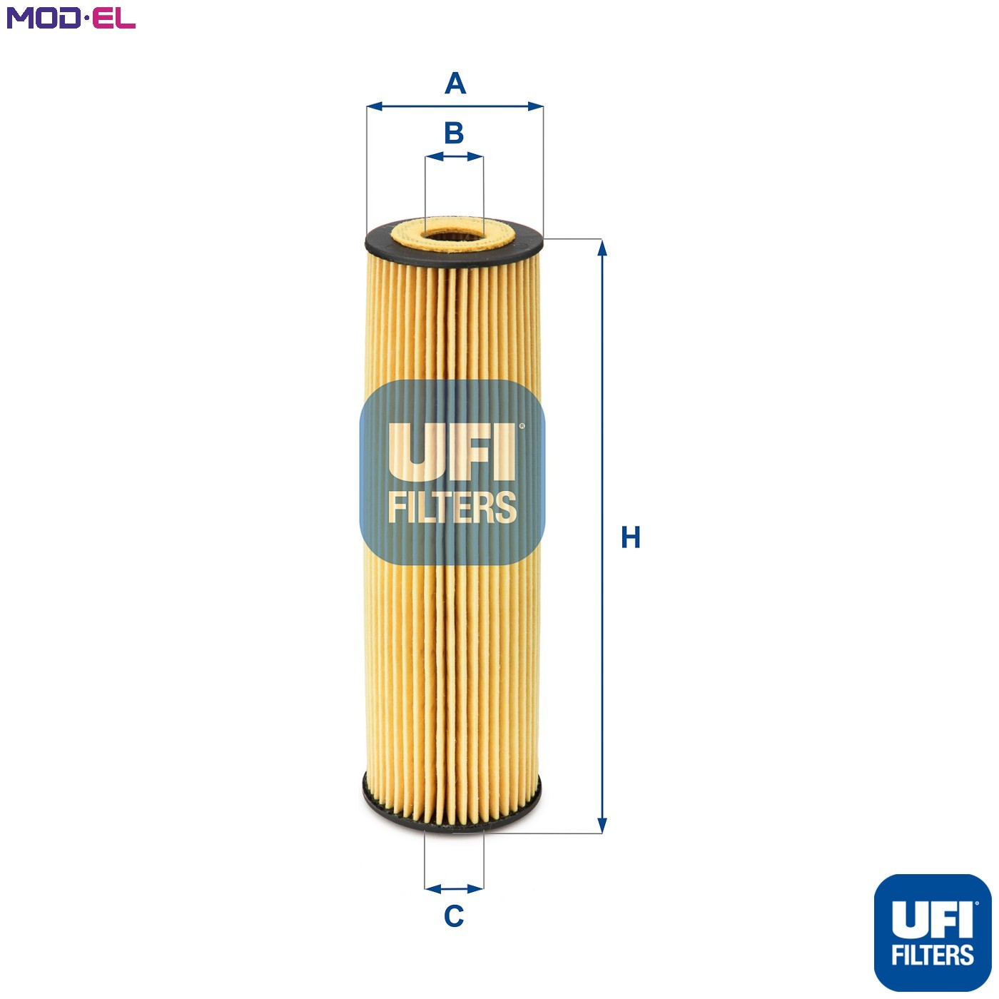 Oil filter Filter Insert 25.050.00 UFI for MERCEDES-BENZ E-CLASS CLK C-CLASS SLK - Image 5
