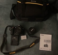 Nikon D3300 Digital SLR 24.2MP Camera w/ 18-55mm VR Lens  Case