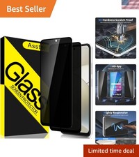 Tempered Glass Privacy Screen for Moto G Power 5G 2024, 2 Pack, Easy Install
