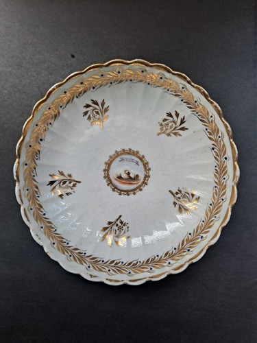 Antique Hand Painted Dove Porcelain Cup Saucer Bowl Friendship