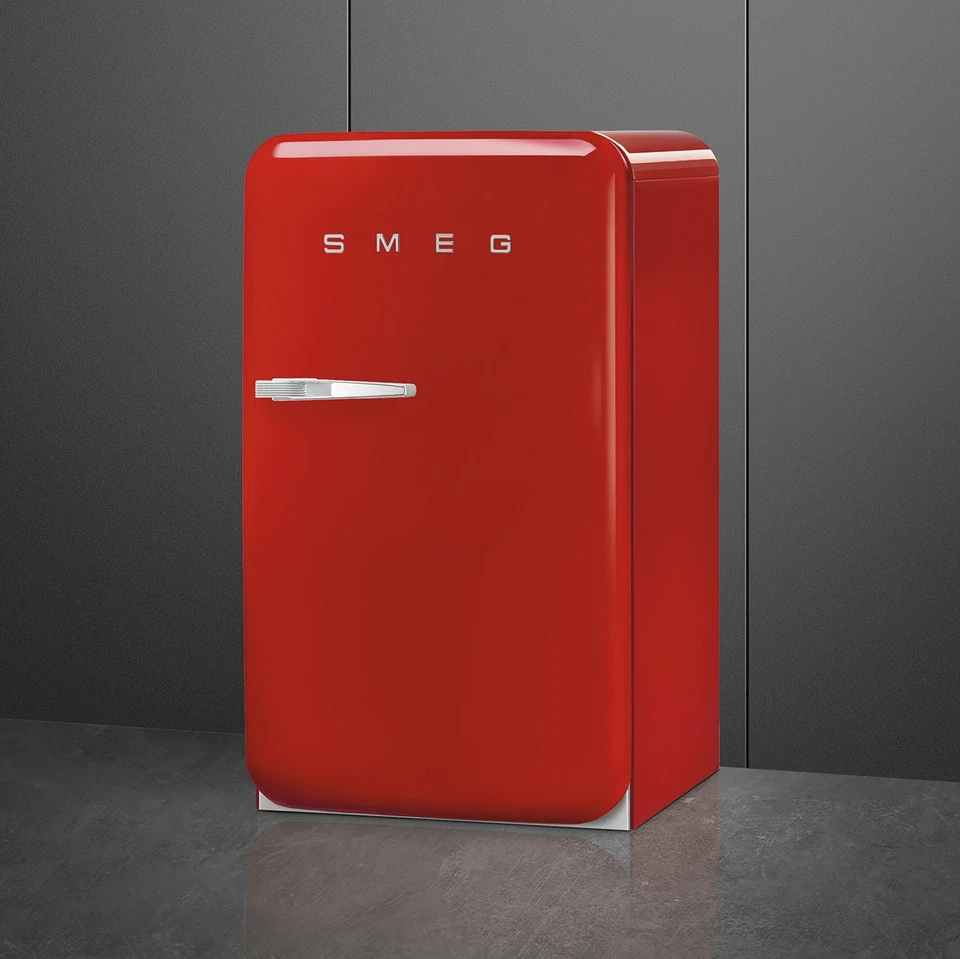 SMEG FAB10RRD6 Stand-Kühlschrank Rechtsanschlag Rot 50s Style 2025 Modell - Bild 4 von 4