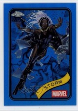 2025 Topps Chrome Marvel Comics Blue Refractor /299 Storm #95 p8v