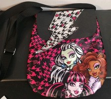 Monster High Purse Black Satan Bag Crossbody Kids Teen Adult Satchel Fashion