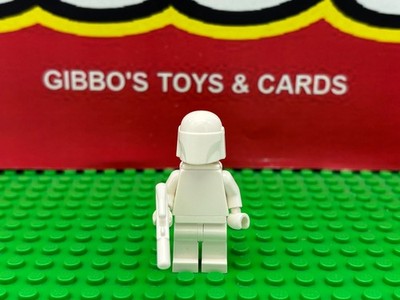Lego Mandalorianer weiß monochrom Minifigur Star Wars alle Original Lego Teile