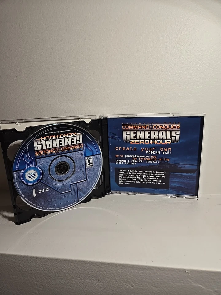 Command & Conquer: Generals -- Zero Hour (PC, 2003) 2 Discs & inserts - Image 3 of 4