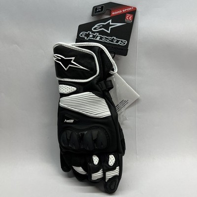 ALPINESTARS SP-1 V2 Leather MC Gloves Black/White 2X 3558119-12-2XL