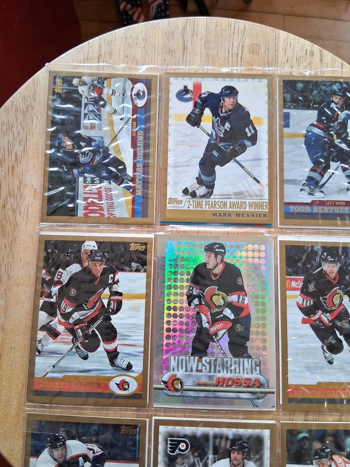 TOPPS NHL 1998-1999 VANCOUVER CANUCKS OTTAWA SENATORS PHILADELPHIA FLYERS CARDS - Image 2 of 4