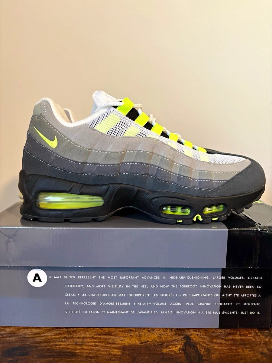 Preços baixos em Nike Air Max 95 Grey Amarillo | eBay