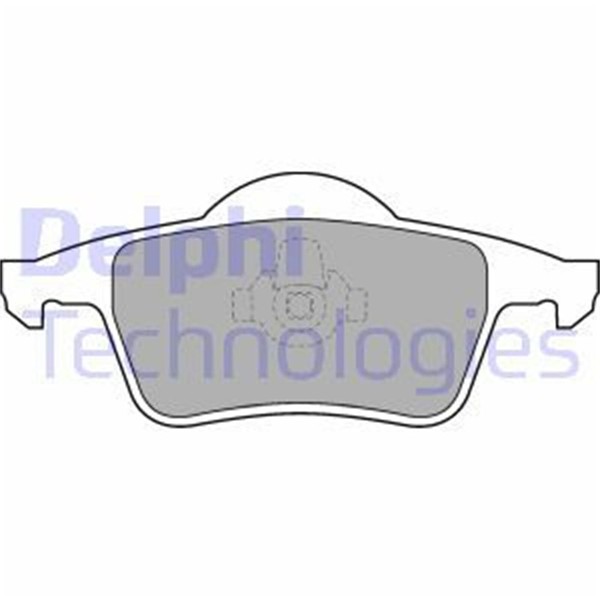 Delphi BremsbelÄGe Satz Hinterachse Passend FüR Volvo S60 S70 S80 V70 XC70-image