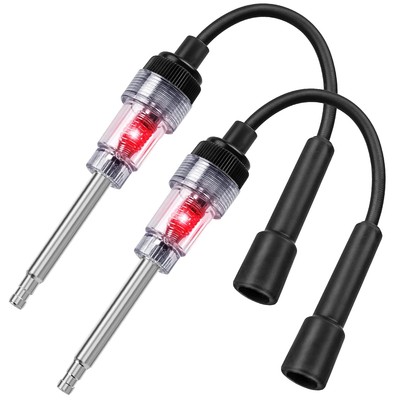 2 Pcs Inline Spark Plug Testers Engine Ignition Coil Tester for Automotive