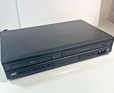 JVC HR-XVC18BU DVD VCR VHS Combo Player with Progressive Scan Tested No Remote