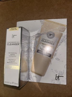 IT Cosmetics Confidence In A Cleanser 2 Oz Mini Travel Size 0.68 New
