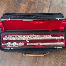 Pearl PF-771 Open-Hple Flute Head joint Ag925 Silver Used with Case