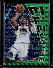 2022-23 Panini Mosaic #14 Jonathan Kuminga Elevate Mosaic Green