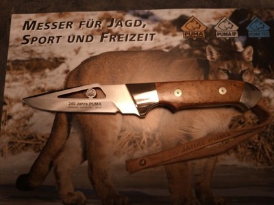 Puma Jubiläumsmesser 240 Jahre Puma. Solingen Germany.