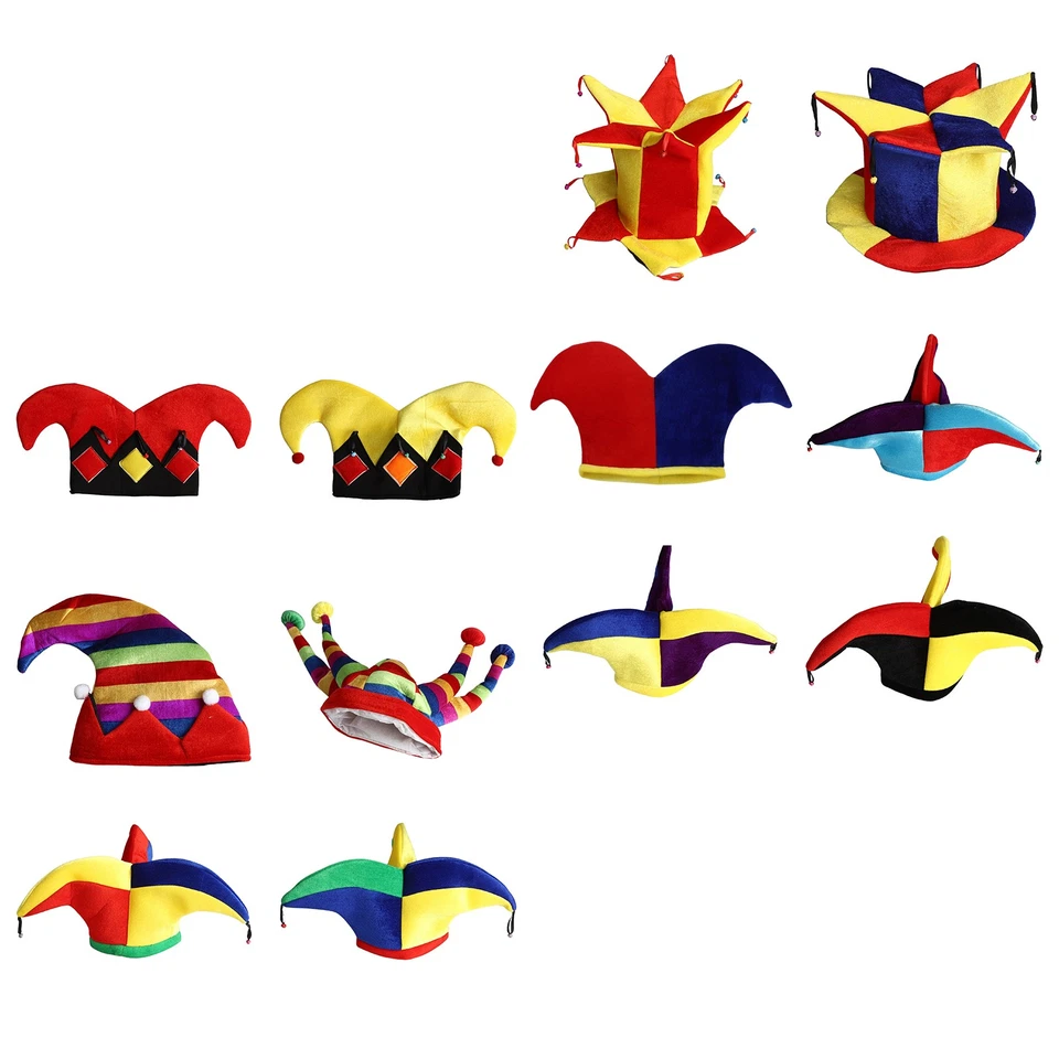 1Pcs Clown Hat Party Jester Cap Funny Party Costume Soft Circus Hat Masquerade - Image 3 of 4
