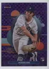 2025 Topps Finest Uncommon Purple Checkerboard Refractor 3/99 Jackson Jobe 1k9t