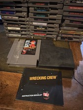 Wrecking Crew (NES) Authentic 5 Screw W/ Manual And Sleeve