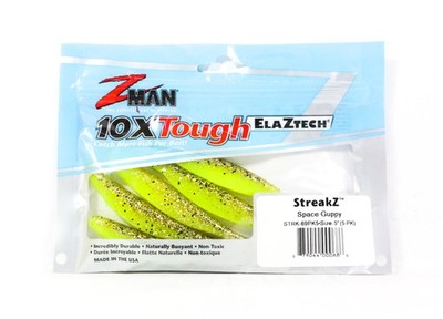Zman Soft K�der StreakZ 5 Zoll 5/Pack Space Guppy (0686)