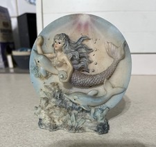Vintage Mermaid and Dolphin Showpeice Figure