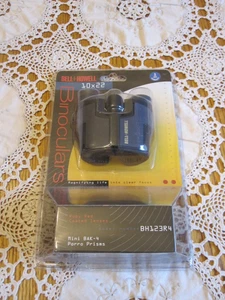 BELL + HOWELL BINOCULARS 10 x 22 BH123R4 Mini Bak-4 Porro Prisms Mint SEALED NOS