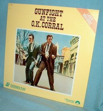 LD laserdisc GUNFIGHT AT THE O.K. CORRAL Burt Lancaster  Kirk Douglas