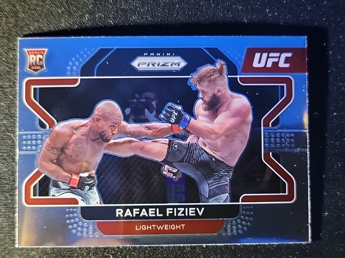 2022 Rafael Fiziev ROOKIE UFC PANINI PRIZM