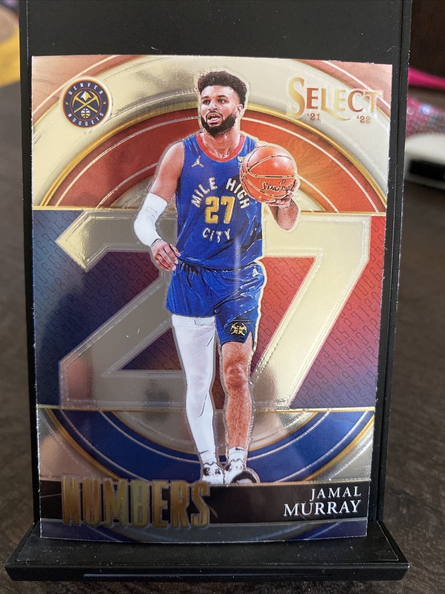Jamal Murray 2021-22 Select Numbers Insert Card No. 8 Denver 