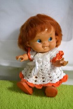 Vintage Puppe Hartgummi 70iger Jahre ca. 16 cm