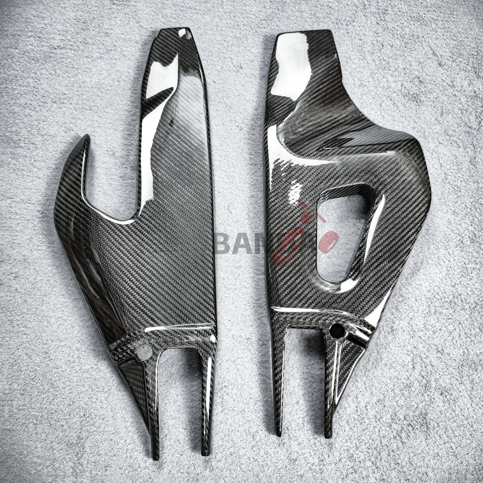 For Aprilia RSV4 21-23 Carbon Fiber Swingarm Swing Arm Cover Fairings Part Kits - Image 2 of 4