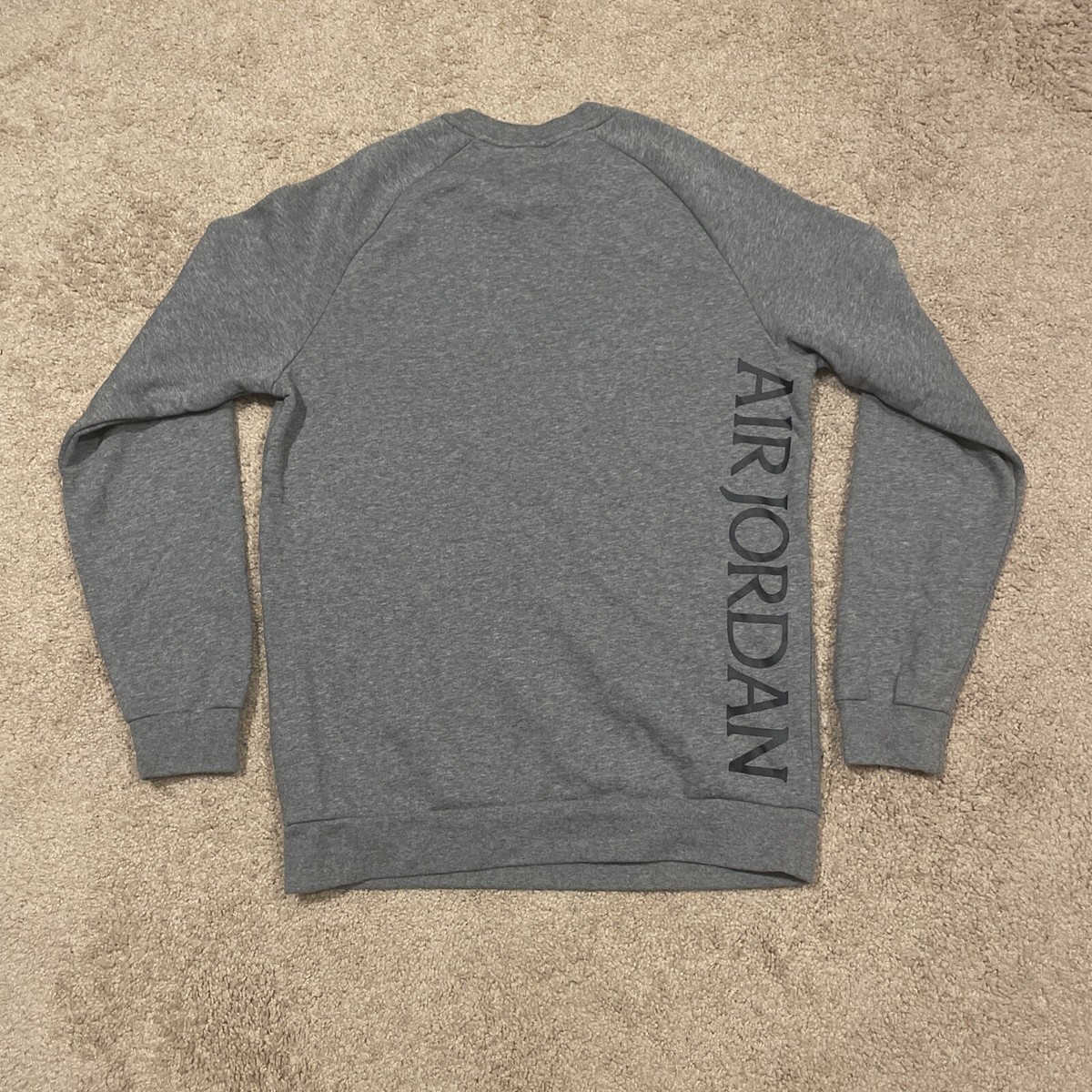 Men's Nike Air Jordan Jumpman Classics Gray Crew Sweatshirt Size Medium |  eBay