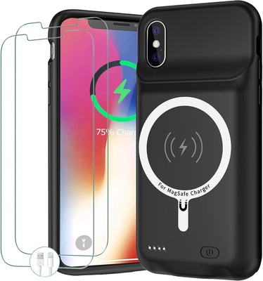 Battery Case for iPhone X XS Newest 10000mAh Portable Protective Charging Case