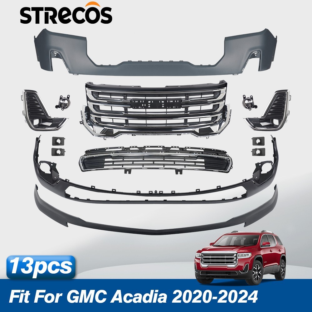 2020-2024 GMC Acadia Front Bumper Cover Replacement Kit