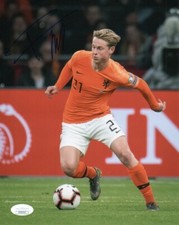 Netherlands Frenkie De Jong Signed Autographed 8x10 Photo JSA COA