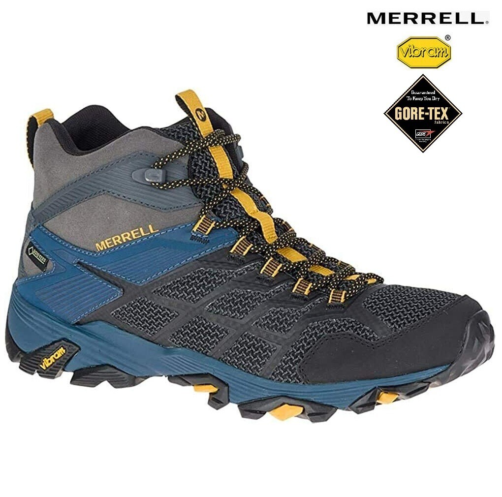 Botas para Hombre Merrell Moab 2 Rápidas Mid GTX Gore-Tex Caminar Senderismo Impermeables Talla