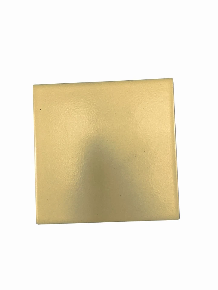 Желтая настенная плитка 3 7/8 дюйма x 3 7/8 дюйма 10 кв. футов переделанная керамическая винтажная C# 643 - Изображение 2 из 2