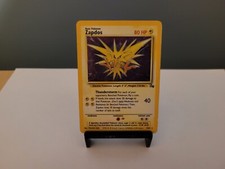 Pokémon TCG Zapdos Fossil 15 Holo 1st Edition Holo Rare