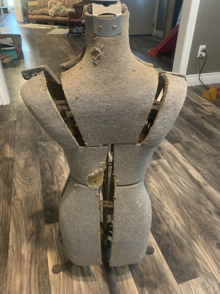 Antique Hearthside Adjustable Dress Form 14 Sections Seamstress Size